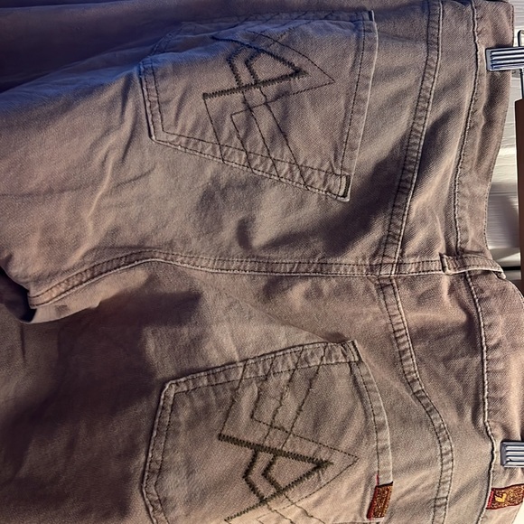 Men’s dark beige size 34 casual pants, 7 For All Mankind - Picture 3 of 6